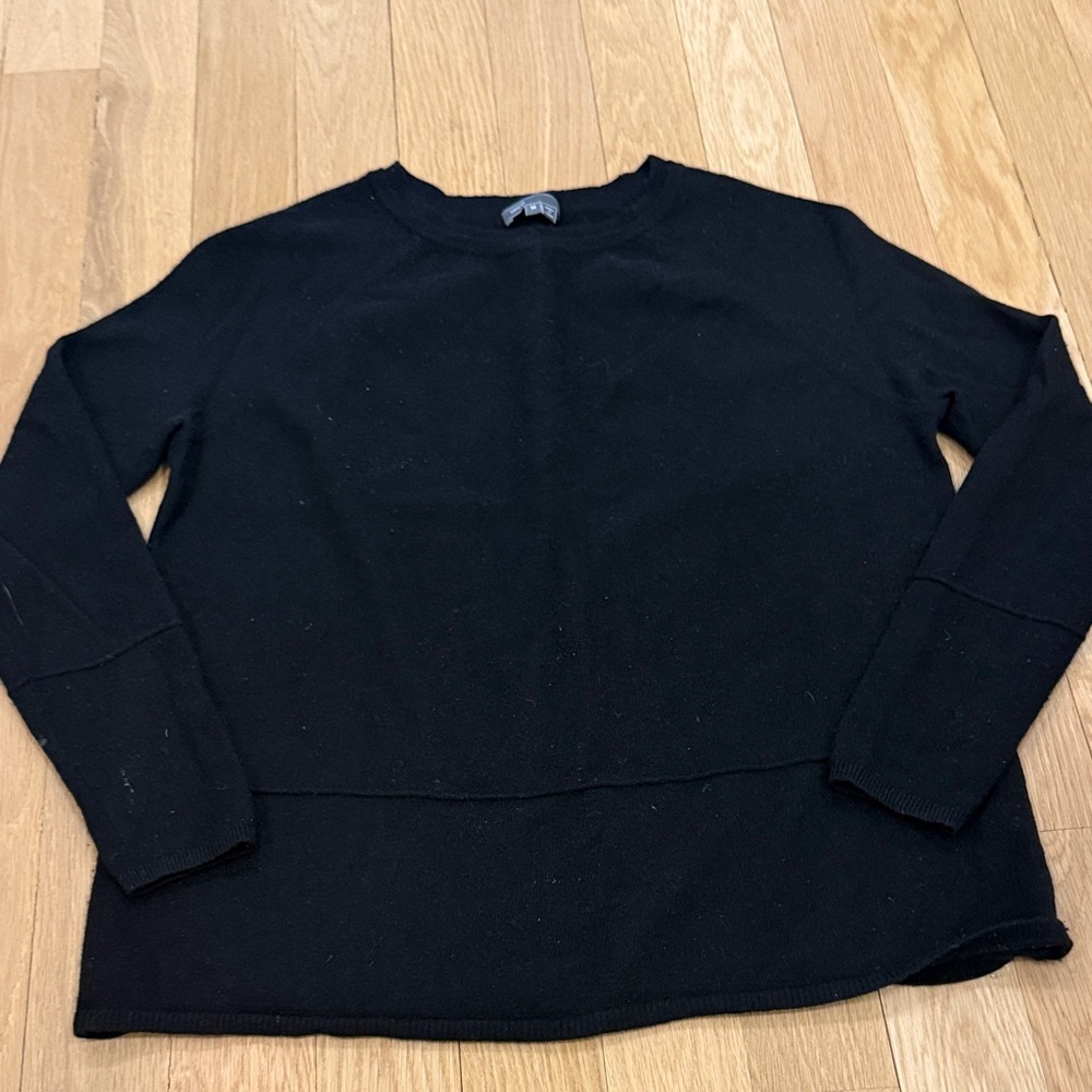 Black Long Sleeve cashmere Sweater